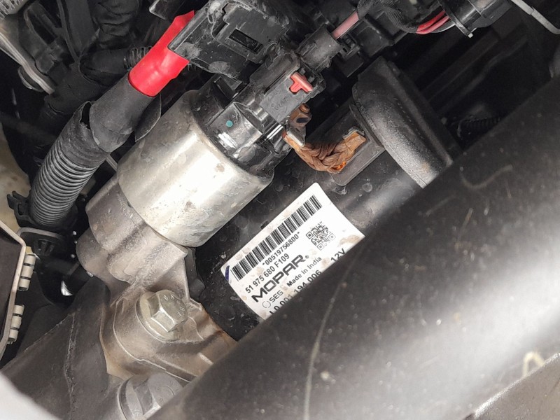 Recambio de motor arranque para jeep renegade suv (bu, b1, bv) 1.3 t-gdi 4x4 referencia OEM IAM 50057673  