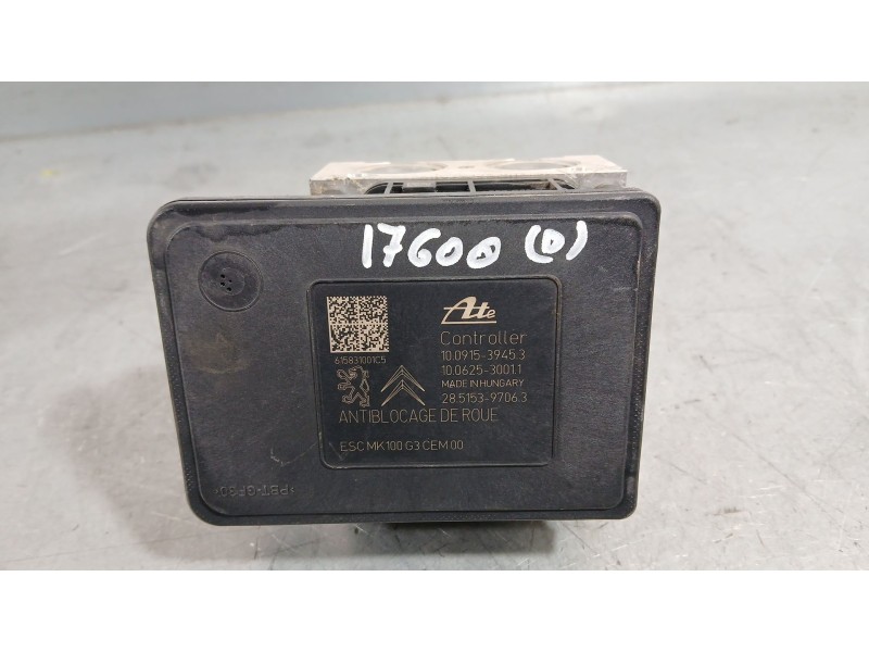 Recambio de abs para citroën c-elysee (dd_) 1.6 bluehdi 100 referencia OEM IAM 9812847780 ATE 10022004964