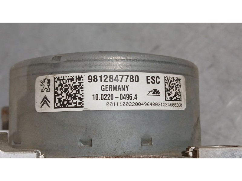 Recambio de abs para citroën c-elysee (dd_) 1.6 bluehdi 100 referencia OEM IAM 9812847780 ATE 10022004964