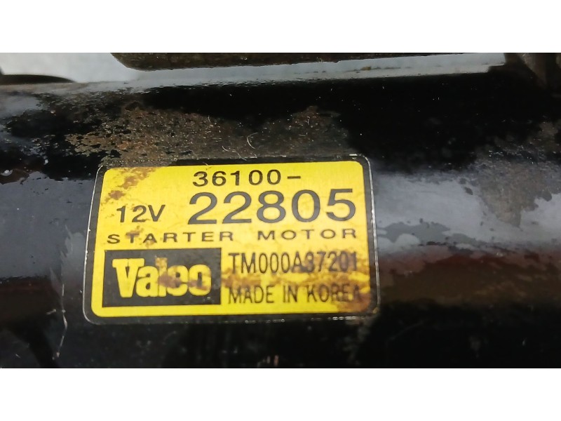 Recambio de motor arranque para hyundai accent ii (lc) 1.3 referencia OEM IAM 3610022805 VALEO TM000A37201