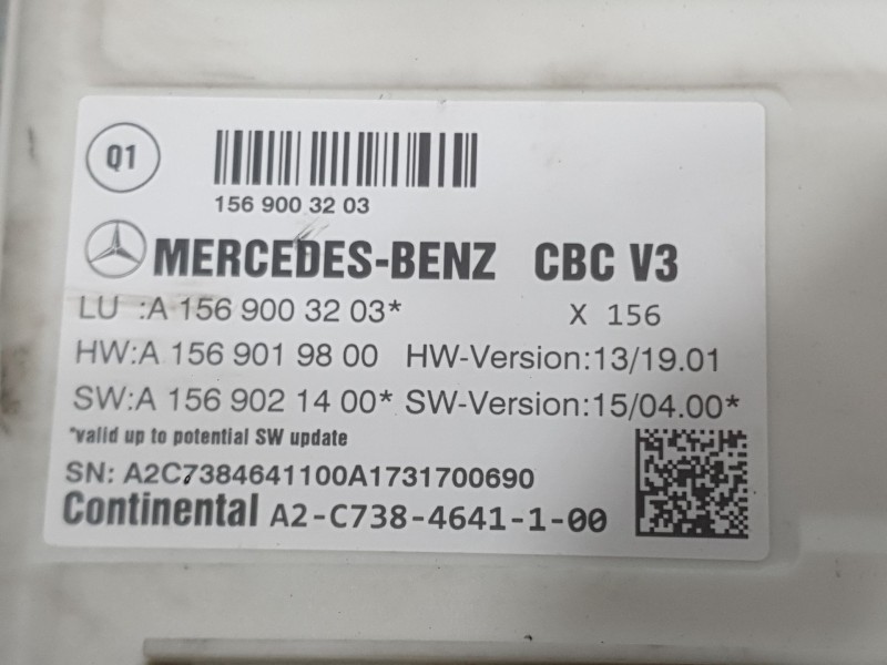 Recambio de caja reles / fusibles para mercedes-benz clase b sports tourer (w246, w242) b 200 cdi / d (246.208) referencia OEM I