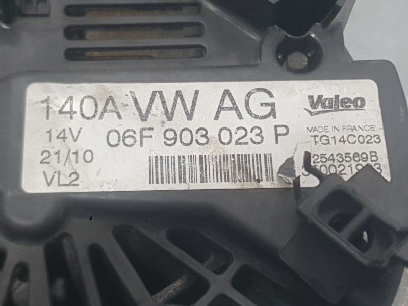 Recambio de alternador para seat exeo (3r2) 2.0 tdi referencia OEM IAM 06F903023P TG14C023 VALEO
