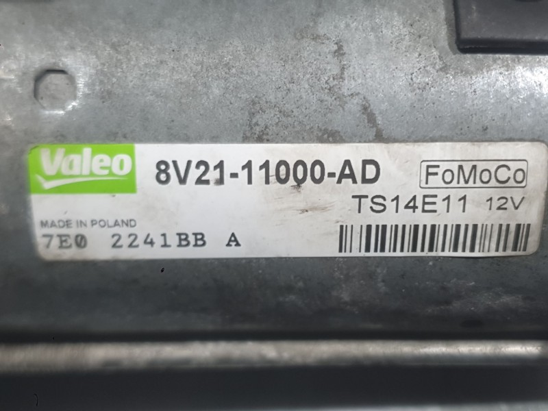 Recambio de motor arranque para ford fiesta vi (cb1, ccn) 1.6 tdci referencia OEM IAM 8V2111000AD 2241BB VALEO
