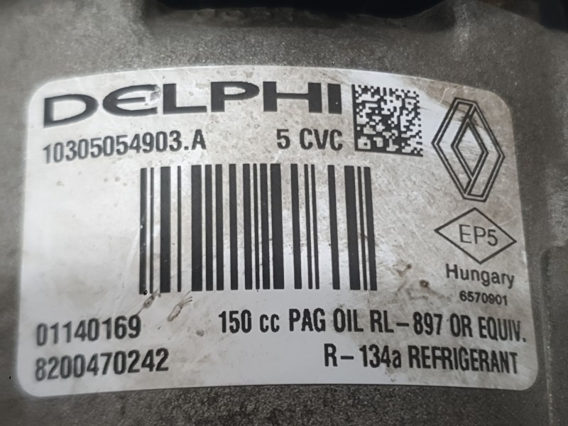 Recambio de compresor aire acondicionado para renault megane ii (bm0/1_, cm0/1_) 1.4 16v (bm0b, cm0b) referencia OEM IAM 8200470
