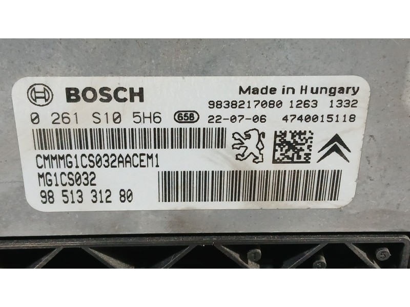 Recambio de centralita motor uce para opel corsa f (p2jo) 1.2 (68) referencia OEM IAM   