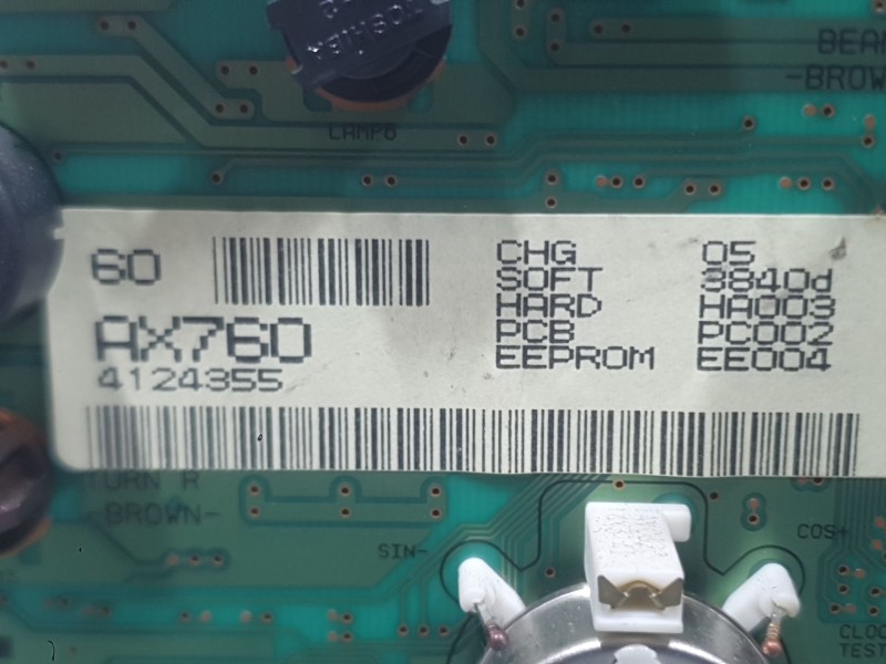 Recambio de cuadro instrumentos para nissan micra iii (k12) 1.2 16v referencia OEM IAM 60AX760  