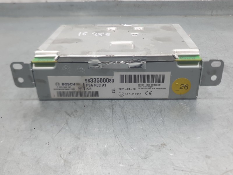 Recambio de sistema audio / radio para peugeot 208 ii (ub_, up_, uw_, uj_) 1.2 puretech 100 referencia OEM IAM 9833500080 750390