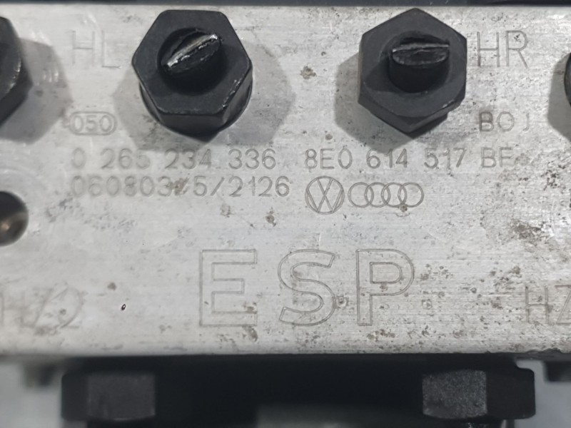 Recambio de abs para audi a4 b7 (8ec) 2.0 tdi 16v referencia OEM IAM 8E0614517BF 0265234336 BOSCH