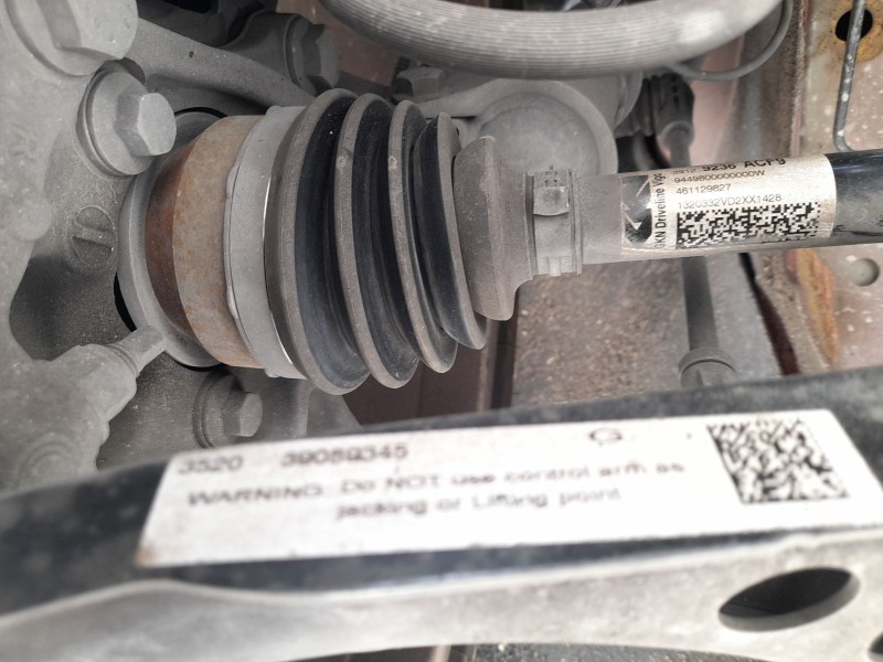 Recambio de transmision delantera derecha para opel astra k (b16) 1.2 turbo (68) referencia OEM IAM 95529088 39129236 