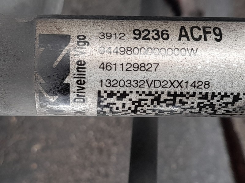 Recambio de transmision delantera derecha para opel astra k (b16) 1.2 turbo (68) referencia OEM IAM 95529088 39129236 