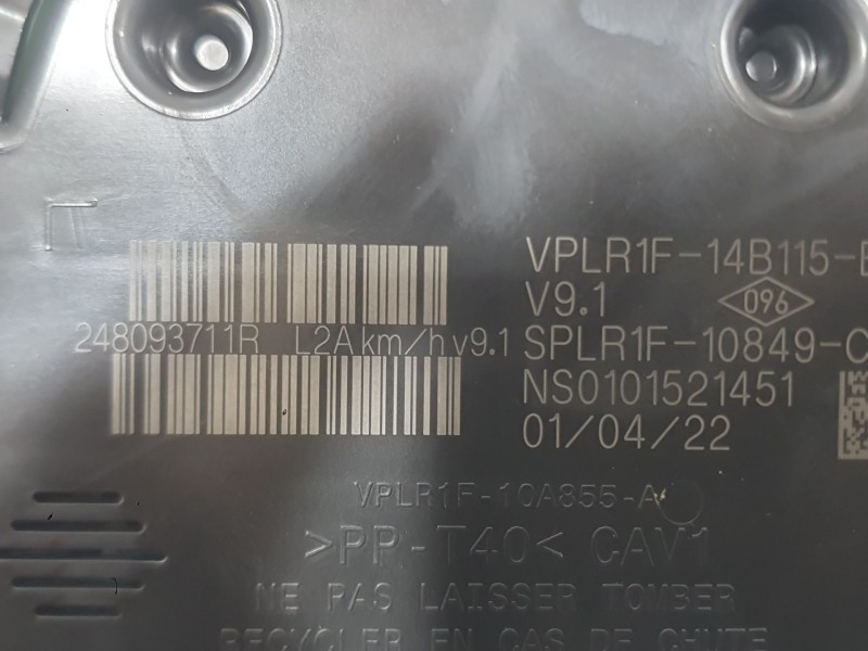 Recambio de cuadro instrumentos para dacia sandero iii 1.0 tce 90 referencia OEM IAM 248093711R  