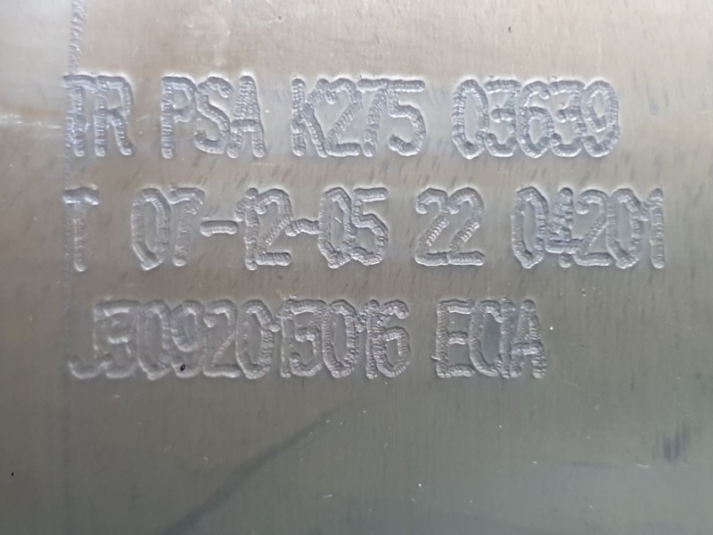 Recambio de filtro de particulas para citroën nemo monospace 1.4 hdi referencia OEM IAM K27503639  