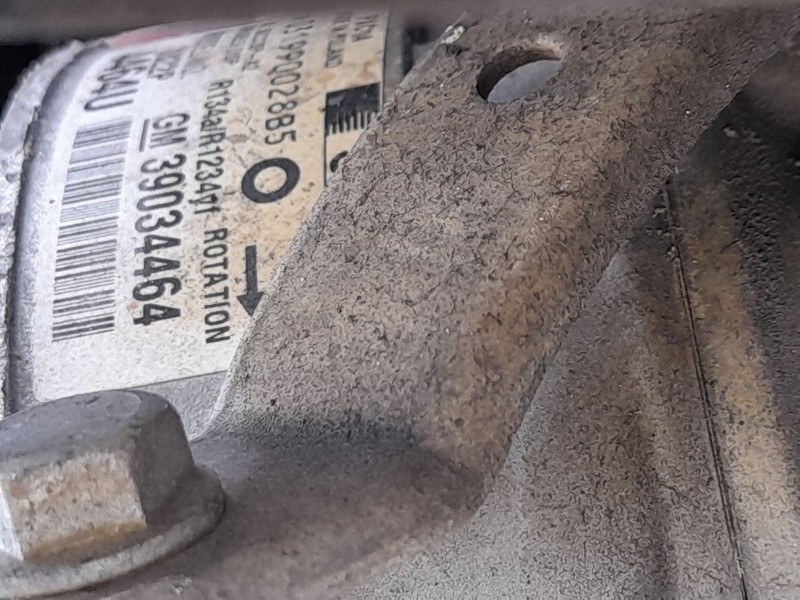 Recambio de compresor aire acondicionado para opel astra k (b16) 1.6 cdti (68) referencia OEM IAM 95529061 39157291 