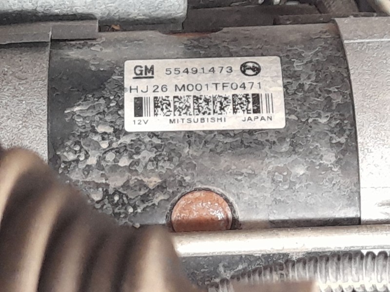 Recambio de motor arranque para opel astra k (b16) 1.6 cdti (68) referencia OEM IAM 95525761 55503483 