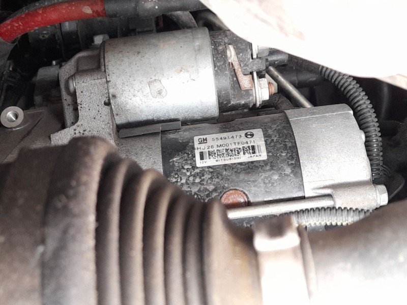 Recambio de motor arranque para opel astra k (b16) 1.6 cdti (68) referencia OEM IAM 95525761 55503483 