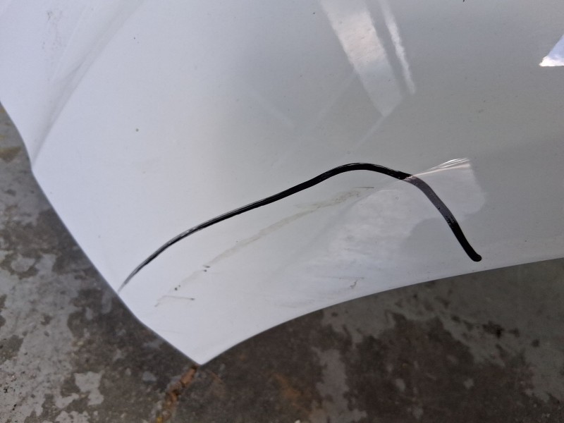 Recambio de aleta delantera izquierda para ford c-max ii (dxa/cb7, dxa/ceu) 1.0 ecoboost referencia OEM IAM 1929670 ROZADA 