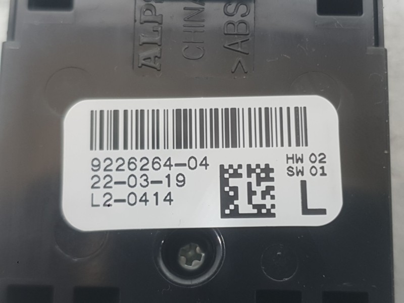 Recambio de mando elevalunas delantero izquierdo para bmw i3 (i01) electric referencia OEM IAM 9226264  