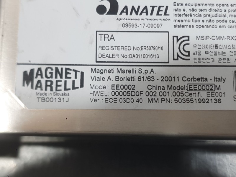 Recambio de sistema audio / radio para bmw i3 (i01) electric referencia OEM IAM 5A06D75 10R052028 