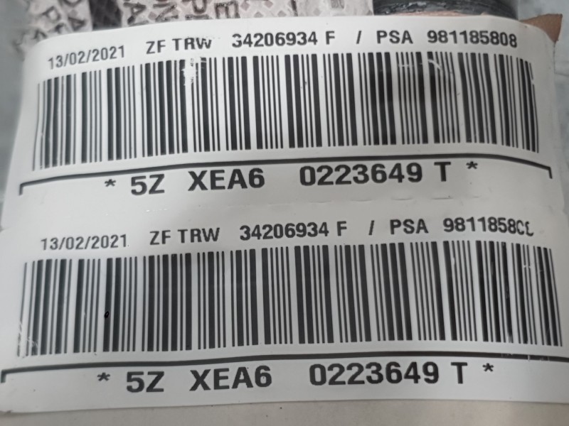Recambio de airbag cortina delantero izquierdo para citroën c3 iii (sx) 1.5 bluehdi 100 (sxyhyp, sxyhtu) referencia OEM IAM 9811