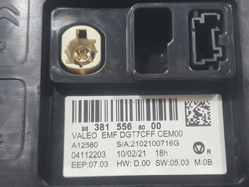 Recambio de sistema navegacion gps para citroën c3 iii (sx) 1.5 bluehdi 100 (sxyhyp, sxyhtu) referencia OEM IAM 9838155680 04112