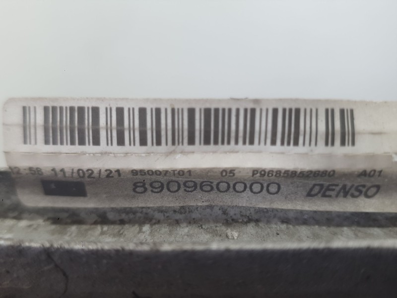 Recambio de radiador agua para citroën c3 iii (sx) 1.5 bluehdi 100 (sxyhyp, sxyhtu) referencia OEM IAM 9685852680 890960000 DENS