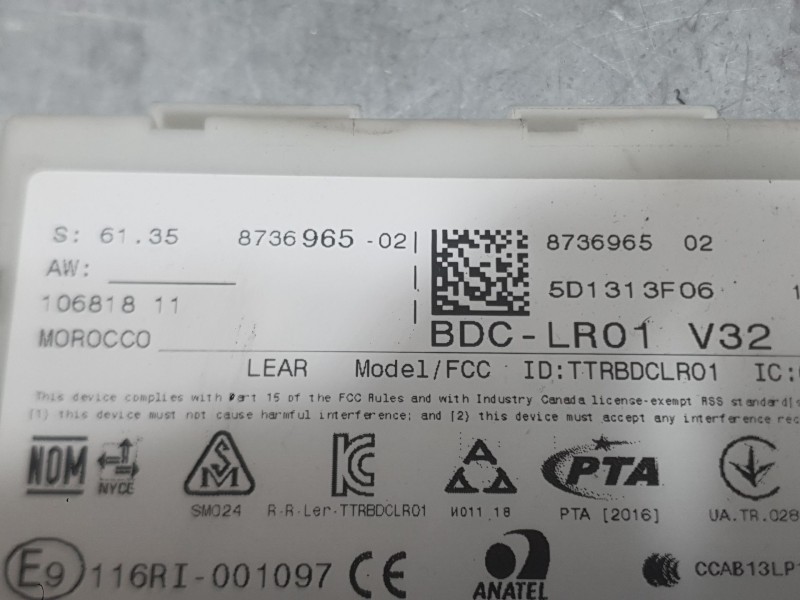 Recambio de caja reles / fusibles para bmw i3 (i01) electric referencia OEM IAM 8736965  