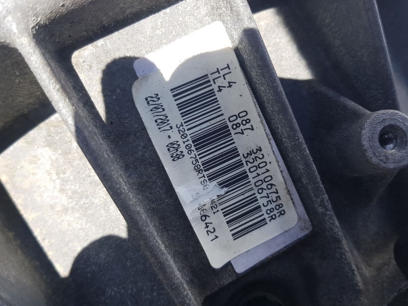 Recambio de caja cambios para renault megane iv hatchback (b9a/m/n_) 1.2 tce 130 (b9mr) referencia OEM IAM TL4087 S066421 6 Velo