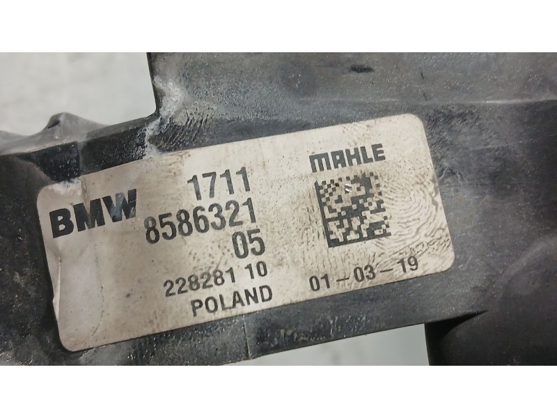 Recambio de radiador agua para bmw 2 active tourer (f45) 216 d referencia OEM IAM 17118586321 MAHLE 228281