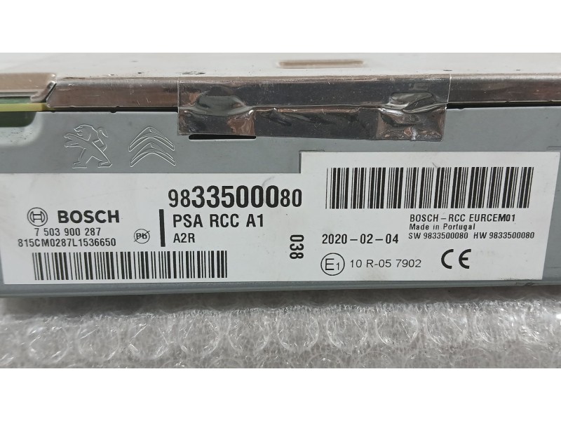 Recambio de sistema audio / radio para opel corsa f (p2jo) 1.2 (68) referencia OEM IAM   