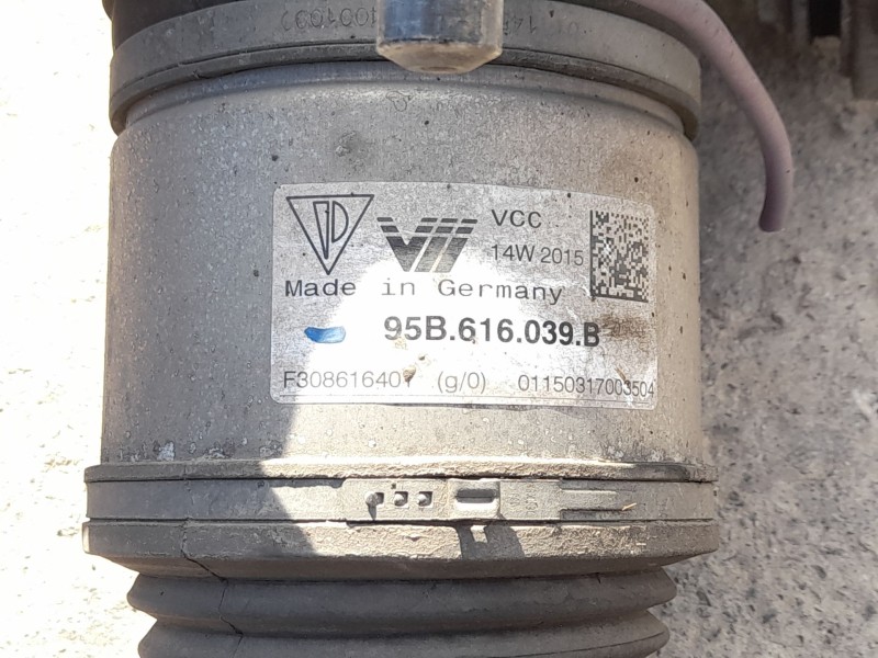Recambio de amortiguador delantero izquierdo para porsche macan (95b) 3.0 s diesel referencia OEM IAM 95B413031AD  