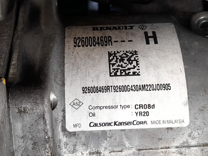 Recambio de compresor aire acondicionado para dacia sandero iii 1.0 tce 90 referencia OEM IAM 926008469R  