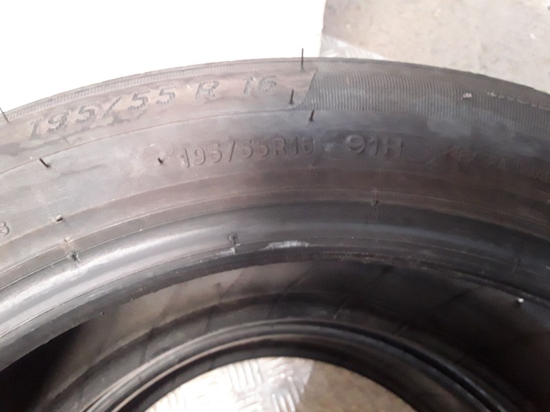 Recambio de neumatico pareja para neumaticos reutilizados - referencia OEM IAM 195551691H MICHELIN 195/55/16/91H