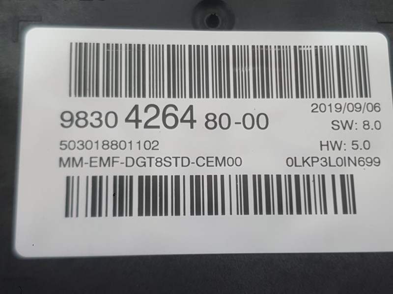Recambio de sistema navegacion gps para citroën berlingo (er_, ec_) 1.2 puretech 110 referencia OEM IAM 9830426480  