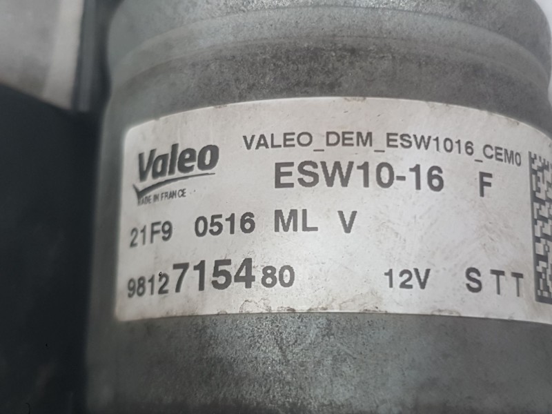 Recambio de motor arranque para citroën berlingo (er_, ec_) 1.2 puretech 110 referencia OEM IAM 9812715480 ESW1016F VALEO