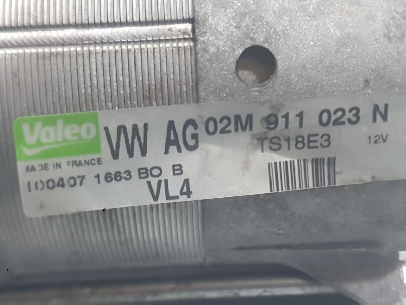 Recambio de motor arranque para volkswagen eos (1f7, 1f8) 2.0 tdi referencia OEM IAM 02M911023N TS18E3 VALEO