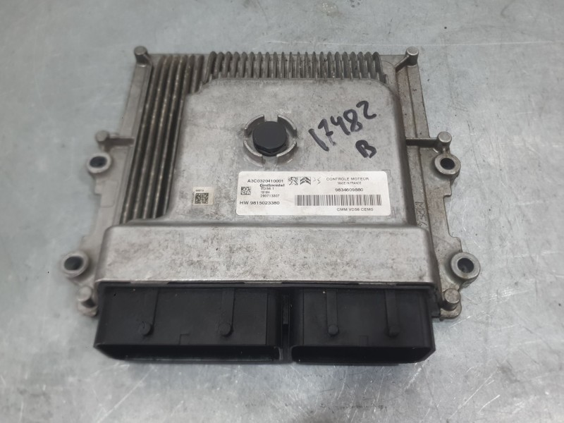 Recambio de centralita motor uce para citroën berlingo (er_, ec_) 1.2 puretech 110 referencia OEM IAM 9834609880 A3C0320410001 C