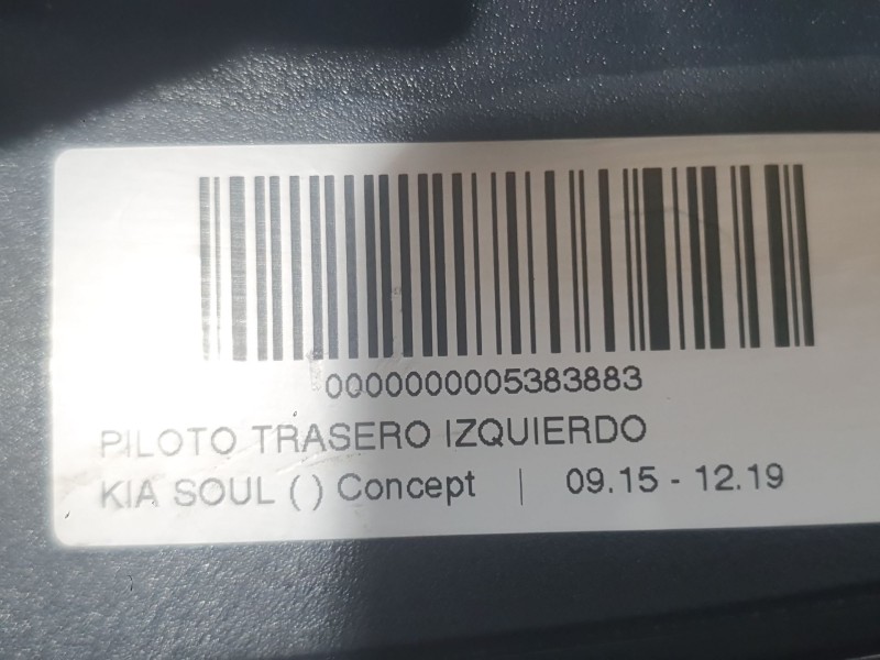Recambio de piloto trasero izquierdo para kia soul ii (ps) 1.6 gdi referencia OEM IAM 92401B2030  
