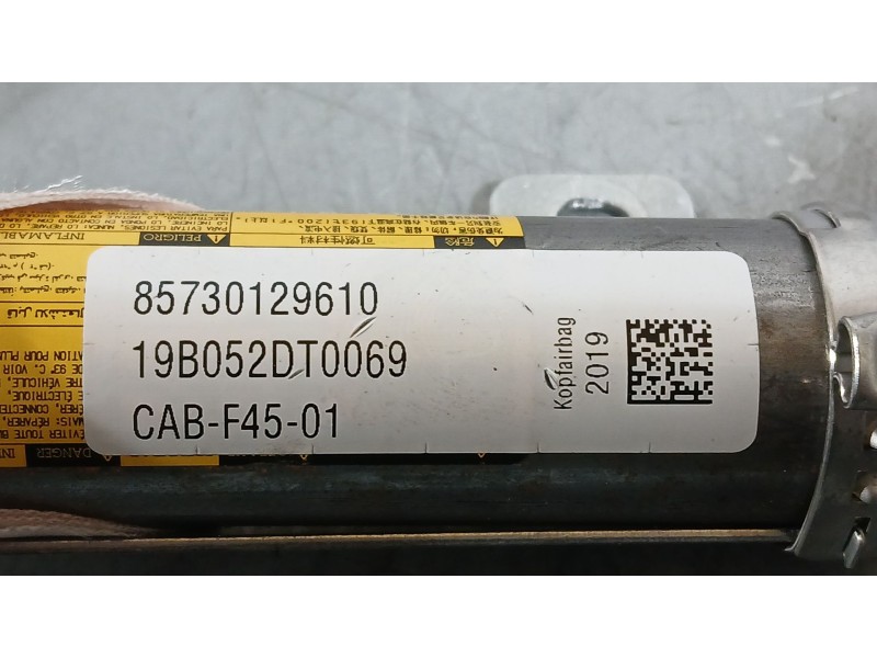 Recambio de airbag cortina delantero derecho para bmw 2 active tourer (f45) 216 d referencia OEM IAM 72127301296 19B052DT0069 85