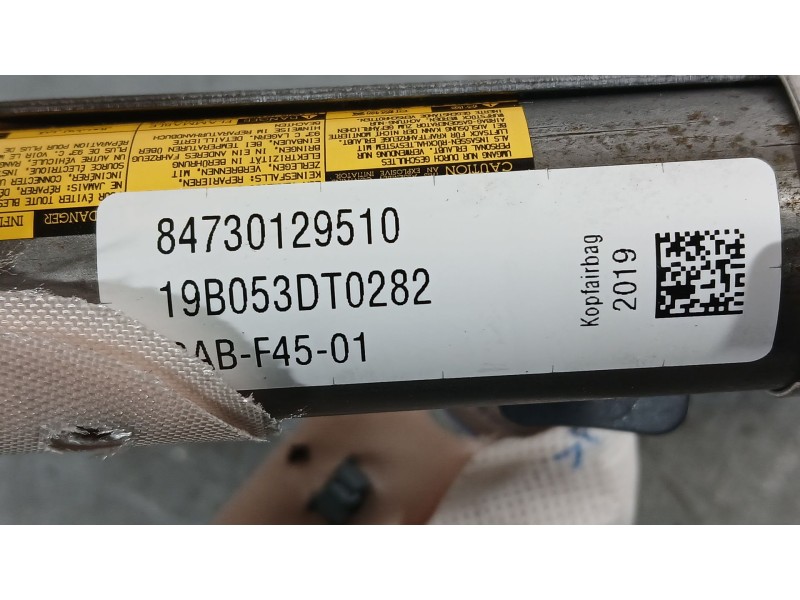 Recambio de airbag cortina delantero izquierdo para bmw 2 active tourer (f45) 216 d referencia OEM IAM 72127301295 19B053DT0282 