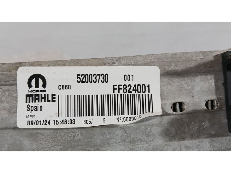 Recambio de intercooler para fiat fiorino furgoneta/monovolumen (225_) 1.3 d multijet (225cxg1a, 225axl1a, 225axg11, 225bxl1a,..