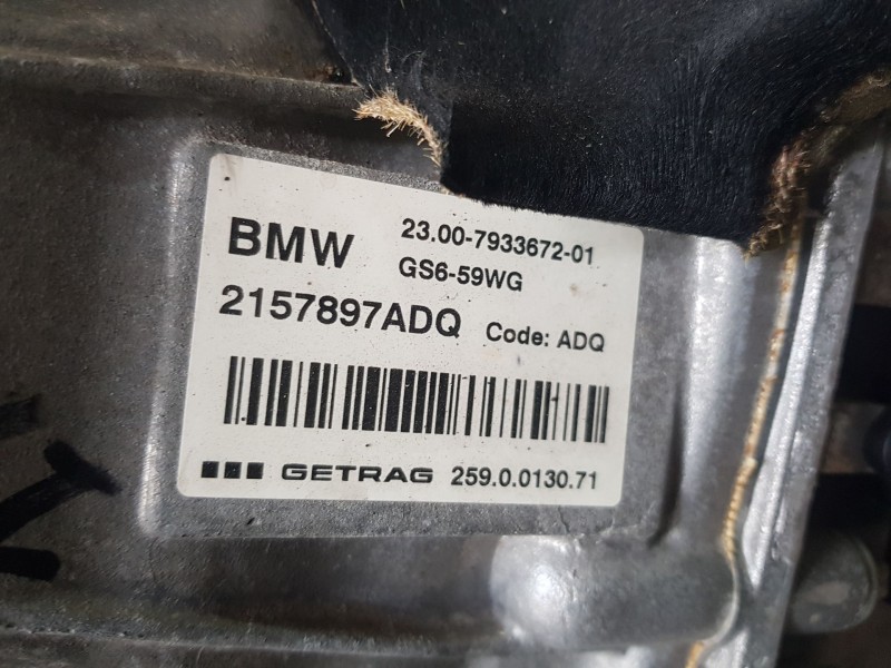 Recambio de caja cambios para bmw 1 (f40) 116 d referencia OEM IAM ADQ 2157897 6 VELOCIDADES 2590013071