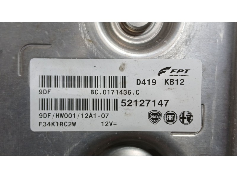 Recambio de centralita motor uce para fiat tipo hatchback (356_, 357_) 1.3 d (356hxh1a) referencia OEM IAM 52127147  BC0171436C