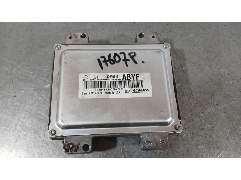 Recambio de centralita motor uce para opel astra j sedán 1.4 turbo (69) referencia OEM IAM 12660714 ACDELCO 12643636