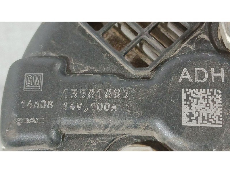 Recambio de alternador para opel astra j sedán 1.4 turbo (69) referencia OEM IAM 13581885 DAC 95519870