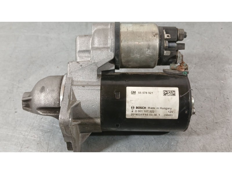 Recambio de motor arranque para opel astra j sedán 1.4 turbo (69) referencia OEM IAM 55578921 BOSCH 0001107522