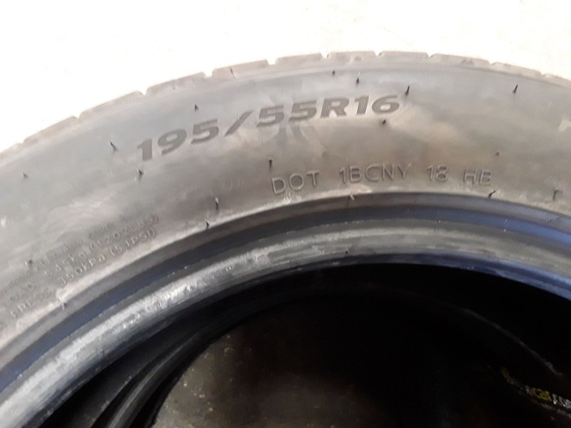 Recambio de neumatico pareja para neumaticos reutilizados - referencia OEM IAM 195551687V HANKOOK 195/55/16/87V