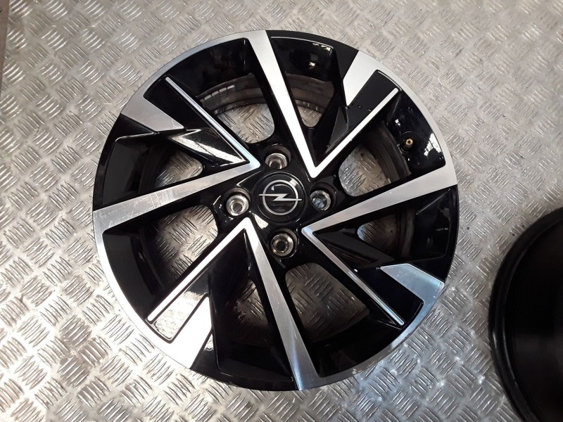 Recambio de juego llantas aluminio para opel corsa f (p2jo) 1.2 (68) referencia OEM IAM 6.5X16 4 TORN ET38 ROZADAS ALUMINIO
