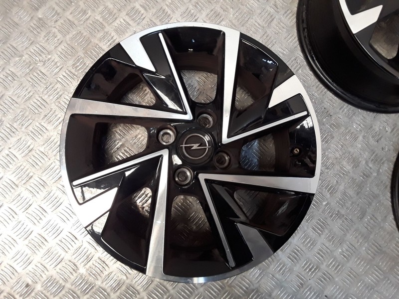 Recambio de juego llantas aluminio para opel corsa f (p2jo) 1.2 (68) referencia OEM IAM 6.5X16 4 TORN ET38 ROZADAS ALUMINIO