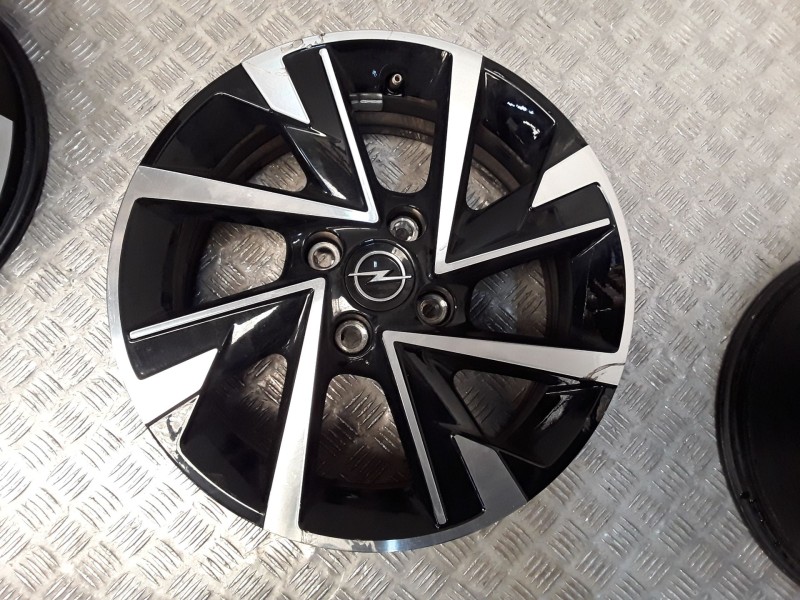 Recambio de juego llantas aluminio para opel corsa f (p2jo) 1.2 (68) referencia OEM IAM 6.5X16 4 TORN ET38 ROZADAS ALUMINIO