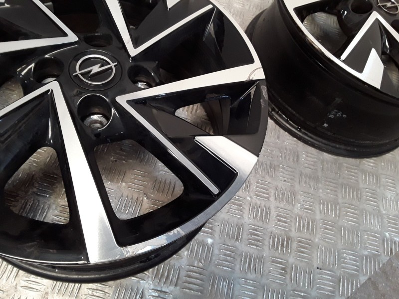 Recambio de juego llantas aluminio para opel corsa f (p2jo) 1.2 (68) referencia OEM IAM 6.5X16 4 TORN ET38 ROZADAS ALUMINIO
